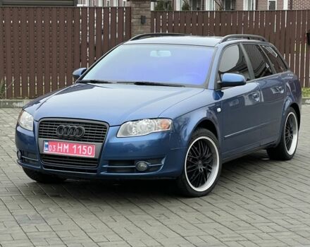 Синий Ауди А4, объемом двигателя 2 л и пробегом 274 тыс. км за 8000 $, фото 1 на Automoto.ua