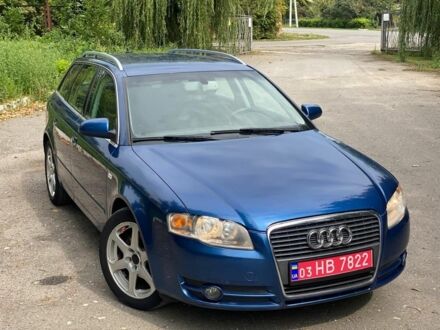 Синій Ауді А4, об'ємом двигуна 2 л та пробігом 292 тис. км за 6900 $, фото 1 на Automoto.ua