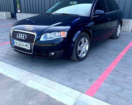 Синий Ауди А4, объемом двигателя 2 л и пробегом 249 тыс. км за 6000 $, фото 1 на Automoto.ua