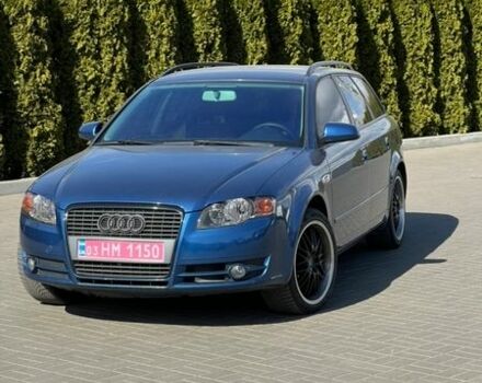 Синий Ауди А4, объемом двигателя 2 л и пробегом 272 тыс. км за 7700 $, фото 1 на Automoto.ua