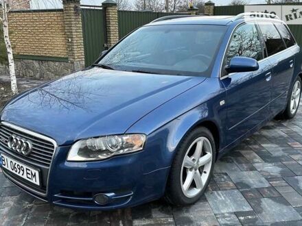 Синій Ауді А4, об'ємом двигуна 3 л та пробігом 315 тис. км за 10300 $, фото 1 на Automoto.ua
