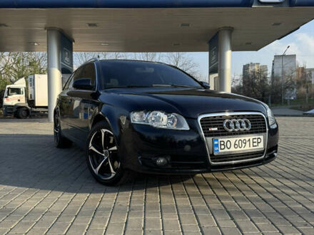 Синий Ауди А4, объемом двигателя 1.98 л и пробегом 300 тыс. км за 8000 $, фото 1 на Automoto.ua