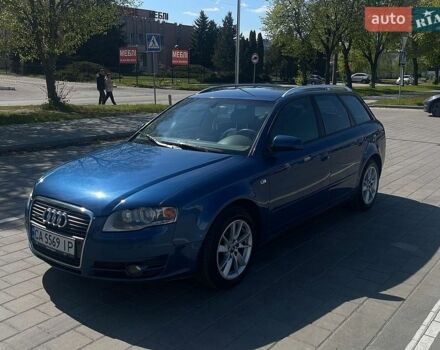 Синий Ауди А4, объемом двигателя 3 л и пробегом 298 тыс. км за 8000 $, фото 1 на Automoto.ua