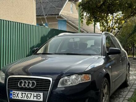 Синий Ауди А4, объемом двигателя 2 л и пробегом 390 тыс. км за 6500 $, фото 1 на Automoto.ua