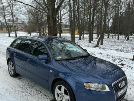 Синій Ауді А4, об'ємом двигуна 2 л та пробігом 250 тис. км за 3600 $, фото 1 на Automoto.ua