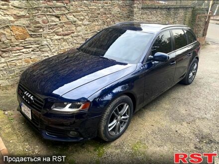 Синий Ауди А4, объемом двигателя 2 л и пробегом 170 тыс. км за 10300 $, фото 1 на Automoto.ua