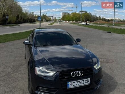 Синий Ауди А4, объемом двигателя 2 л и пробегом 218 тыс. км за 9500 $, фото 1 на Automoto.ua