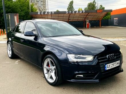 Ауди А4 2012 в Харькове на Automoto.ua Синий Ауди А4, объемом двигателя 2 л и пробегом 75 тыс. км за 12999 $, фото 1 на Automoto.ua