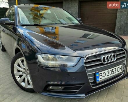 Синий Ауди А4, объемом двигателя 2 л и пробегом 140 тыс. км за 10599 $, фото 1 на Automoto.ua
