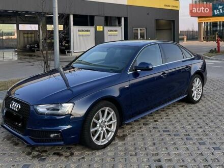 Ауди А4 2014 в Черновцах на Automoto.ua Синий Ауди А4, объемом двигателя 1.98 л и пробегом 100 тыс. км за 14900 $, фото 1 на Automoto.ua