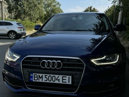 Ауди А4 2014 в Сумах на Automoto.ua Синий Ауди А4, объемом двигателя 2 л и пробегом 170 тыс. км за 14000 $, фото 1 на Automoto.ua