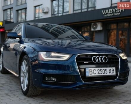 Синий Ауди А4, объемом двигателя 2 л и пробегом 240 тыс. км за 12000 $, фото 1 на Automoto.ua