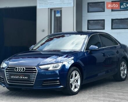 Синий Ауди А4, объемом двигателя 1.98 л и пробегом 91 тыс. км за 21999 $, фото 1 на Automoto.ua
