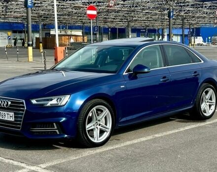 Синий Ауди А4, объемом двигателя 1.98 л и пробегом 129 тыс. км за 19300 $, фото 1 на Automoto.ua