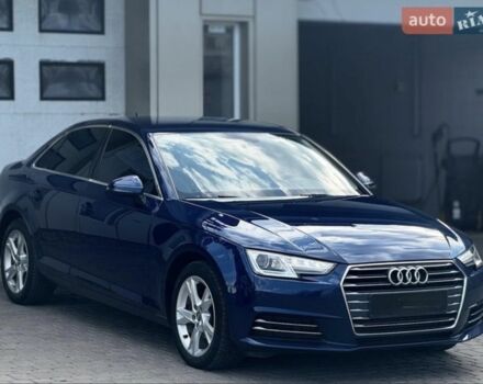 Синий Ауди А4, объемом двигателя 2 л и пробегом 89 тыс. км за 20916 $, фото 1 на Automoto.ua