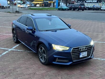 Синий Ауди А4, объемом двигателя 2 л и пробегом 250 тыс. км за 16400 $, фото 1 на Automoto.ua