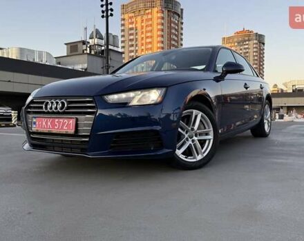 Ауди А4 2017 в Киеве на Automoto.ua Синий Ауди А4, объемом двигателя 1.98 л и пробегом 121 тыс. км за 20900 $, фото 1 на Automoto.ua