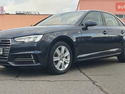 Ауді А4 2018 у Києві на Automoto.ua Синій Ауді А4, об'ємом двигуна 1.98 л та пробігом 89 тис. км за 19500 $, фото 1 на Automoto.ua