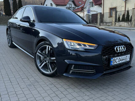 Ауді А4 2018 у Львові на Automoto.ua Синій Ауді А4, об'ємом двигуна 1.98 л та пробігом 42 тис. км за 21700 $, фото 1 на Automoto.ua