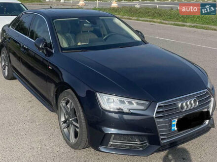 Ауди А4 2018 в Белой Церкве на Automoto.ua Синий Ауди А4, объемом двигателя 2 л и пробегом 180 тыс. км за 20500 $, фото 1 на Automoto.ua