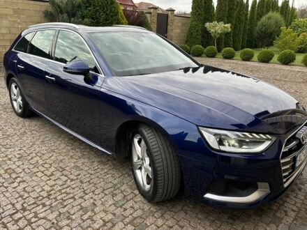 Ауди А4 2019 в Луцке на Automoto.ua Синий Ауди А4, объемом двигателя 2 л и пробегом 172 тыс. км за 26499 $, фото 1 на Automoto.ua