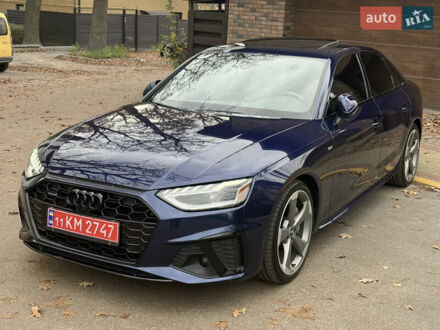 Ауді А4 2021 у Києві на Automoto.ua Синій Ауді А4, об'ємом двигуна 1.98 л та пробігом 80 тис. км за 30500 $, фото 1 на Automoto.ua