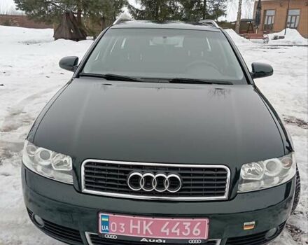 Зелений Ауді А4, об'ємом двигуна 2 л та пробігом 201 тис. км за 5899 $, фото 1 на Automoto.ua