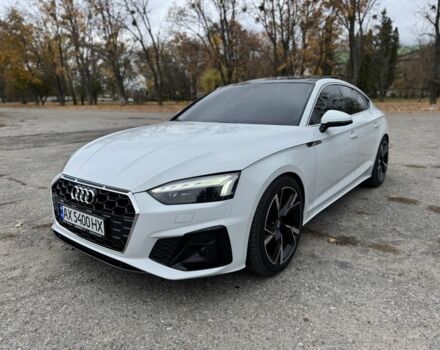 Ауді A5 2022 у Чугуеве на Automoto.ua Білий Ауді A5, об'ємом двигуна 2 л та пробігом 41 тис. км за 28999 $, фото 2 на Automoto.ua