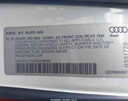 Белый Ауди А5, объемом двигателя 2 л и пробегом 52 тыс. км за 11500 $, фото 8 на Automoto.ua