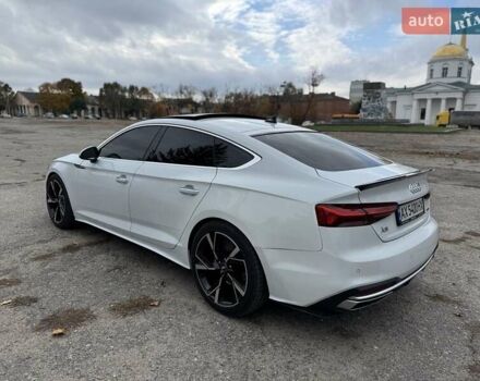 Ауді A5 2022 у Чугуеве на Automoto.ua Білий Ауді A5, об'ємом двигуна 2 л та пробігом 41 тис. км за 28999 $, фото 5 на Automoto.ua