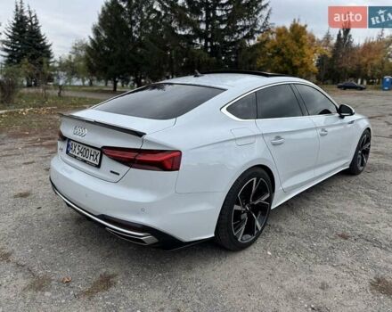 Ауді A5 2022 у Чугуеве на Automoto.ua Білий Ауді A5, об'ємом двигуна 2 л та пробігом 41 тис. км за 28999 $, фото 6 на Automoto.ua