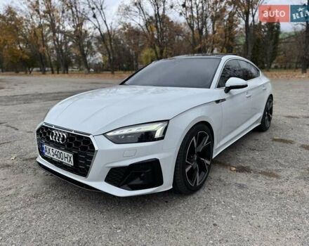 Ауді A5 2022 у Чугуеве на Automoto.ua Білий Ауді A5, об'ємом двигуна 2 л та пробігом 41 тис. км за 28999 $, фото 2 на Automoto.ua