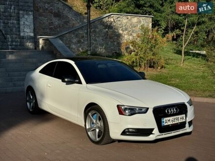 Белый Ауди А5, объемом двигателя 1.98 л и пробегом 220 тыс. км за 12500 $, фото 1 на Automoto.ua