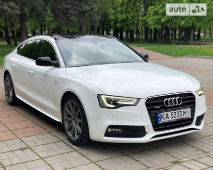 Білий Ауді A5, об'ємом двигуна 2 л та пробігом 170 тис. км за 17499 $, фото 1 на Automoto.ua