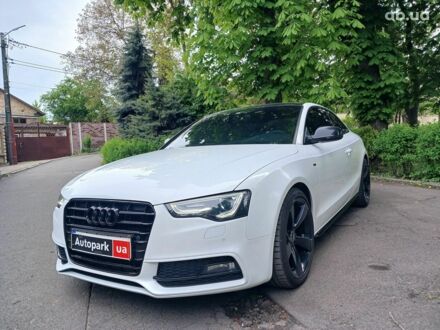 Ауді A5 2015 у Києві на Automoto.ua Білий Ауді A5, об'ємом двигуна 2 л та пробігом 141 тис. км за 15490 $, фото 1 на Automoto.ua