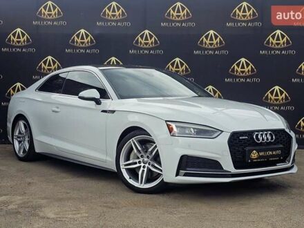Ауді A5 2017 у Києві на Automoto.ua Білий Ауді A5, об'ємом двигуна 1.98 л та пробігом 177 тис. км за 26750 $, фото 1 на Automoto.ua