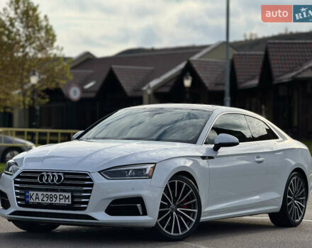 Ауди А5 2017 в Киеве на Automoto.ua Белый Ауди А5, объемом двигателя 1.98 л и пробегом 133 тыс. км за 22800 $, фото 1 на Automoto.ua