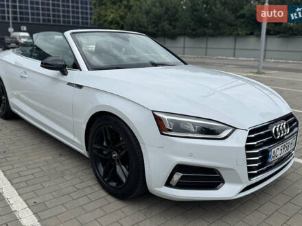 Ауди А5 2018 в Луцке на Automoto.ua Белый Ауди А5, объемом двигателя 1.98 л и пробегом 99 тыс. км за 25550 $, фото 1 на Automoto.ua