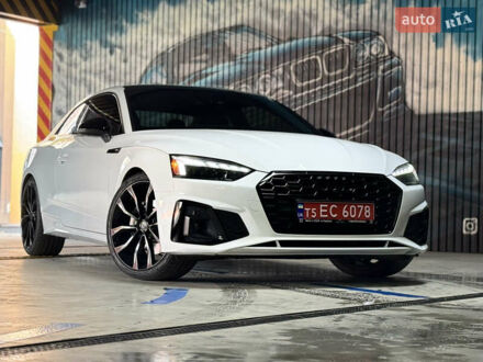 Ауди А5 2021 в Самборе на Automoto.ua Белый Ауди А5, объемом двигателя 2 л и пробегом 89 тыс. км за 29300 $, фото 1 на Automoto.ua