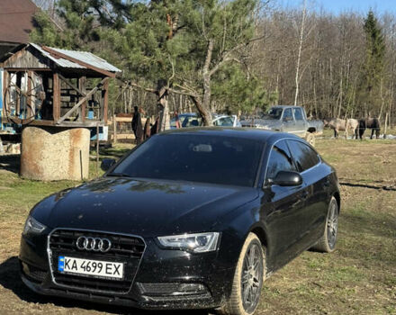 Черный Ауди А5, объемом двигателя 1.98 л и пробегом 173 тыс. км за 8000 $, фото 1 на Automoto.ua