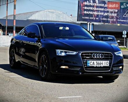 Черный Ауди А5, объемом двигателя 2 л и пробегом 131 тыс. км за 12500 $, фото 1 на Automoto.ua