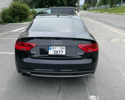 Черный Ауди А5, объемом двигателя 1.98 л и пробегом 134 тыс. км за 15000 $, фото 2 на Automoto.ua