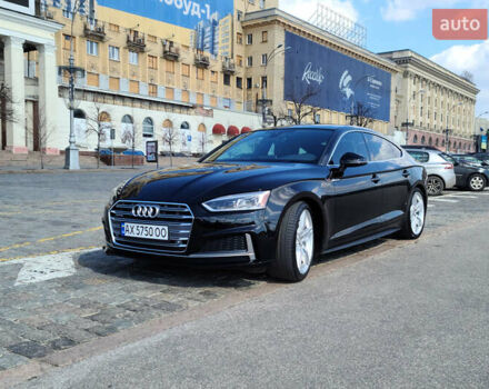 Черный Ауди А5, объемом двигателя 2 л и пробегом 40 тыс. км за 32500 $, фото 1 на Automoto.ua