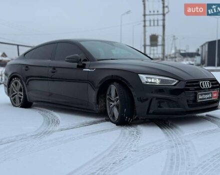 Чорний Ауді A5, об'ємом двигуна 2 л та пробігом 80 тис. км за 25890 $, фото 2 на Automoto.ua