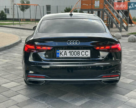 Ауді A5 2020 у Києві на Automoto.ua Чорний Ауді A5, об'ємом двигуна 1.98 л та пробігом 84 тис. км за 28300 $, фото 7 на Automoto.ua