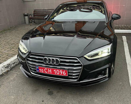 Черный Ауди А5, объемом двигателя 2 л и пробегом 80 тыс. км за 19500 $, фото 1 на Automoto.ua