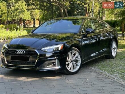 Ауді A5 2022 у Києві на Automoto.ua Чорний Ауді A5, об'ємом двигуна 1.98 л та пробігом 16 тис. км за 40999 $, фото 1 на Automoto.ua