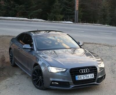 Серый Ауди А5, объемом двигателя 2 л и пробегом 129 тыс. км за 16000 $, фото 1 на Automoto.ua
