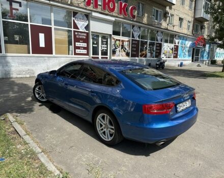 Синий Ауди А5, объемом двигателя 2 л и пробегом 215 тыс. км за 11000 $, фото 2 на Automoto.ua
