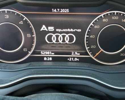Синий Ауди А5, объемом двигателя 2 л и пробегом 53 тыс. км за 21500 $, фото 4 на Automoto.ua
